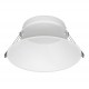 Foco empotrar LED fijo Redondo Ø206mm KONIC 24W 100º UGR19 IP54, Blanco ó Negro